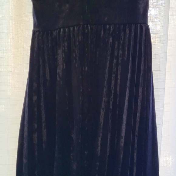Blu velvet dress - Picture 4 of 4